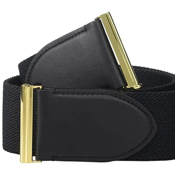 Lauren Ralph Lauren Wide Interlocking Stretch Belt Size XS